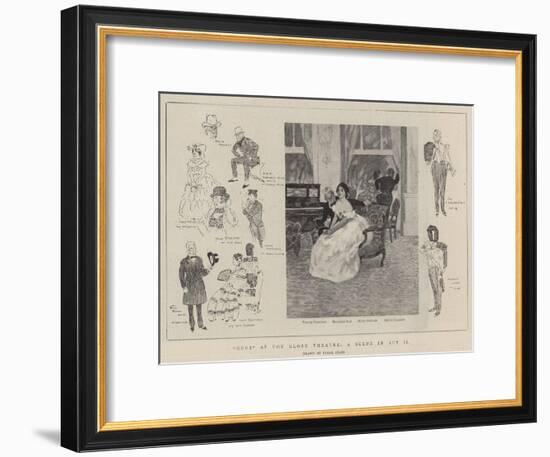 Ours at the Globe Theatre, a Scene in Act II-Frank Craig-Framed Giclee Print