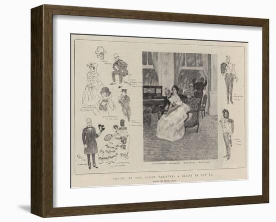 Ours at the Globe Theatre, a Scene in Act II-Frank Craig-Framed Giclee Print