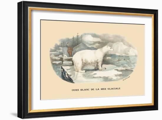 Ours Blanc de la Mer Glaciale-E.f. Noel-Framed Art Print