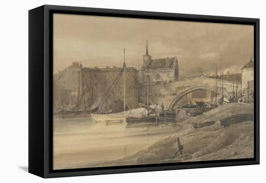 Ouse Bridge, York, 1800-Thomas Girtin-Framed Premier Image Canvas