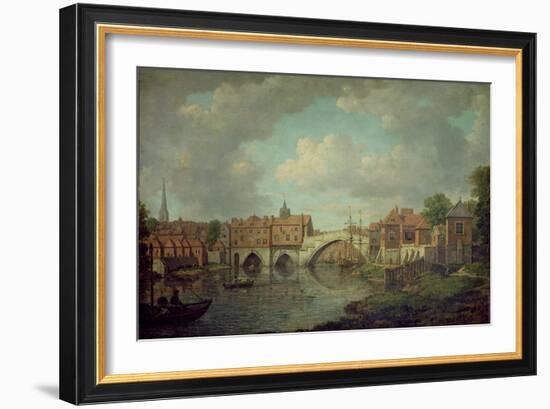 Ouse Bridge, York, c.1764-William Marlow-Framed Giclee Print