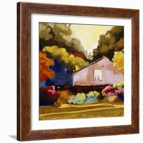 Out Back-Lou Wall-Framed Giclee Print