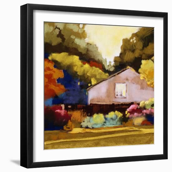 Out Back-Lou Wall-Framed Giclee Print