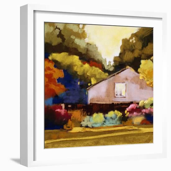 Out Back-Lou Wall-Framed Giclee Print