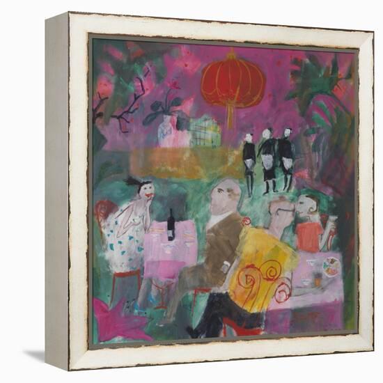 Out for a Chinese, 2011-Susan Bower-Framed Premier Image Canvas