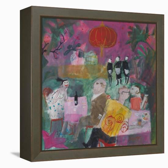 Out for a Chinese, 2011-Susan Bower-Framed Premier Image Canvas