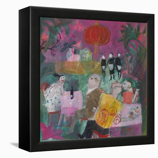 Out for a Chinese, 2011-Susan Bower-Framed Premier Image Canvas