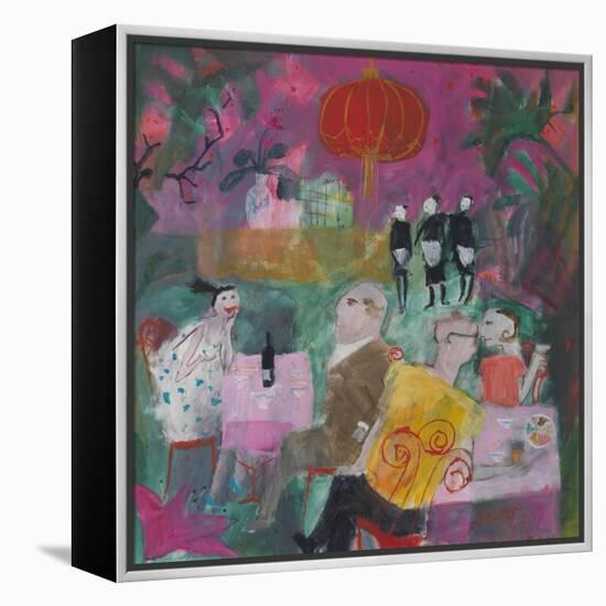 Out for a Chinese, 2011-Susan Bower-Framed Premier Image Canvas