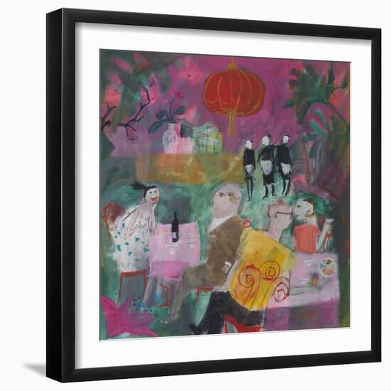 Out for a Chinese, 2011-Susan Bower-Framed Giclee Print