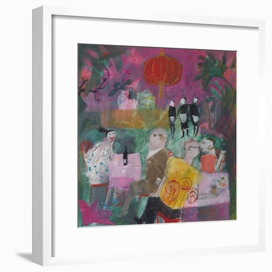 Out for a Chinese, 2011-Susan Bower-Framed Premium Giclee Print