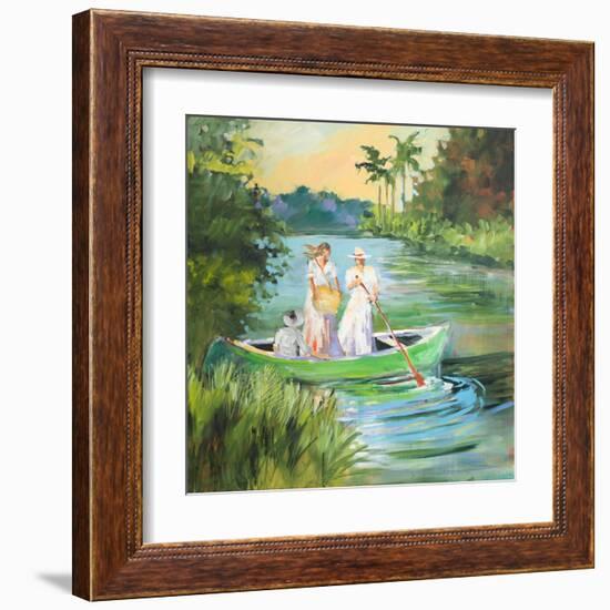 Out for a Row-Jane Slivka-Framed Art Print