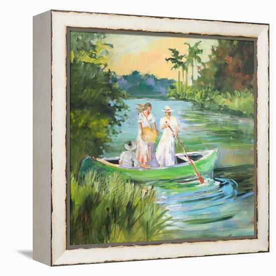 Out for a Row-Jane Slivka-Framed Stretched Canvas