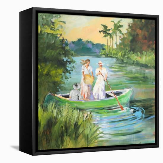 Out for a Row-Jane Slivka-Framed Stretched Canvas