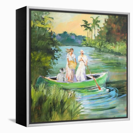 Out for a Row-Jane Slivka-Framed Stretched Canvas