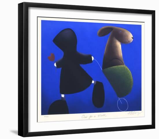 Out for a Walk-Mackenzie Thorpe-Framed Collectable Print