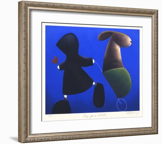 Out for a Walk-Mackenzie Thorpe-Framed Collectable Print