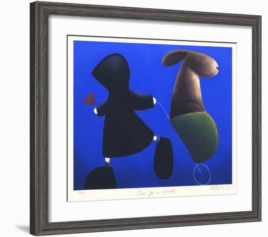 Out for a Walk-Mackenzie Thorpe-Framed Collectable Print