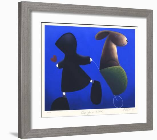 Out for a Walk-Mackenzie Thorpe-Framed Collectable Print