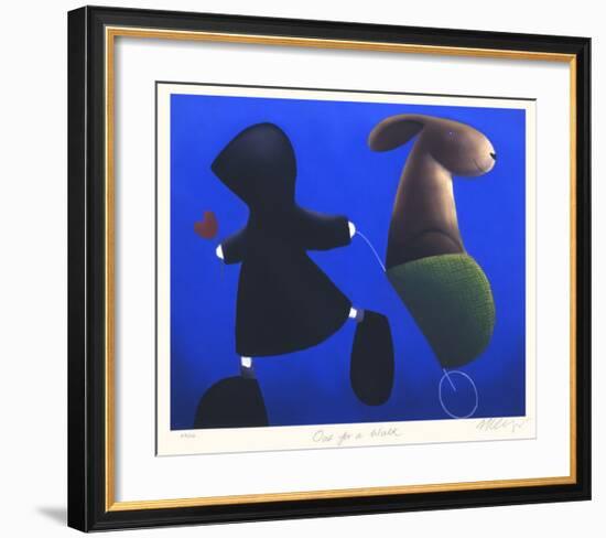 Out for a Walk-Mackenzie Thorpe-Framed Collectable Print