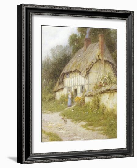 Out for a Walk-Helen Allingham-Framed Giclee Print