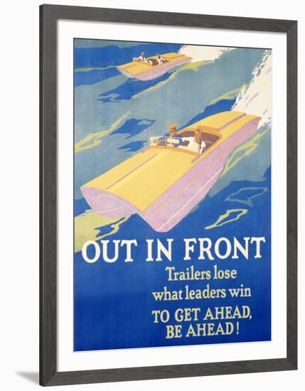 Out in Front-Frank Mather Beatty-Framed Giclee Print