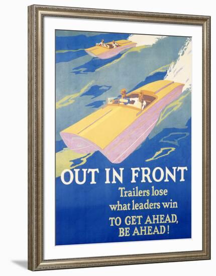 Out in Front-Frank Mather Beatty-Framed Giclee Print