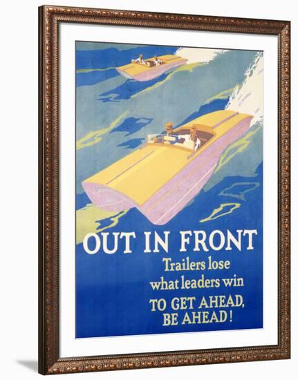 Out in Front-Frank Mather Beatty-Framed Giclee Print