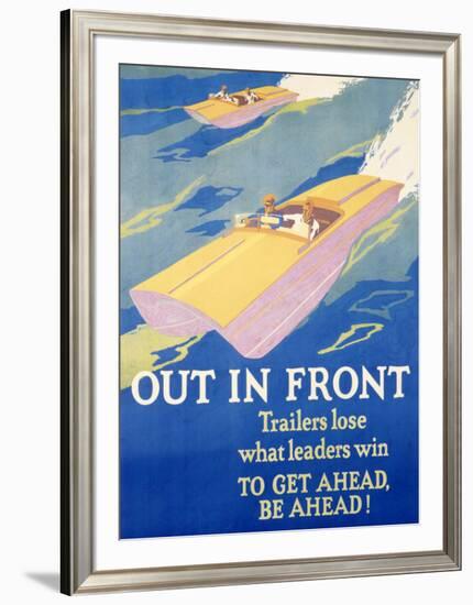 Out in Front-Frank Mather Beatty-Framed Giclee Print