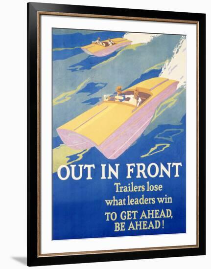 Out in Front-Frank Mather Beatty-Framed Giclee Print