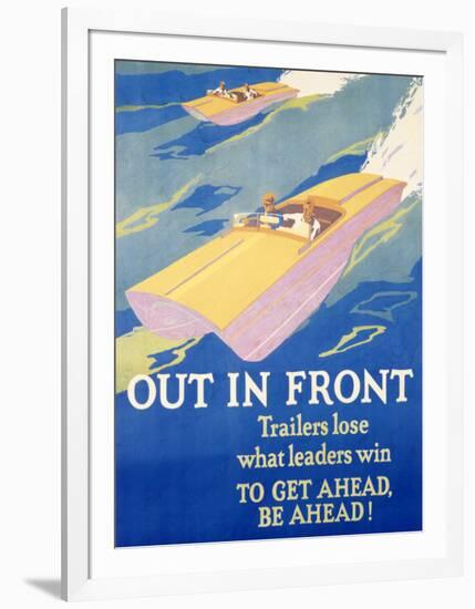 Out in Front-Frank Mather Beatty-Framed Giclee Print