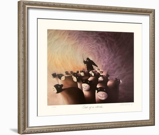 Out of a Cloud-Mackenzie Thorpe-Framed Collectable Print