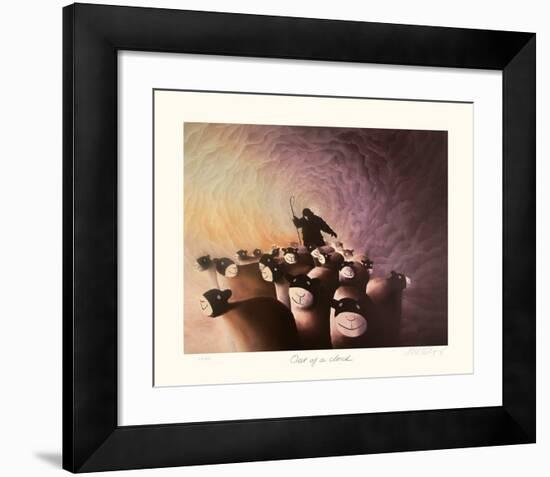 Out of a Cloud-Mackenzie Thorpe-Framed Collectable Print