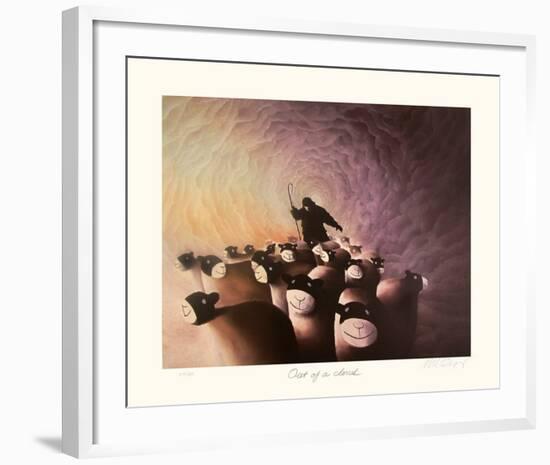 Out of a Cloud-Mackenzie Thorpe-Framed Collectable Print