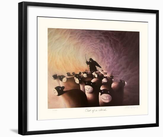 Out of a Cloud-Mackenzie Thorpe-Framed Collectable Print