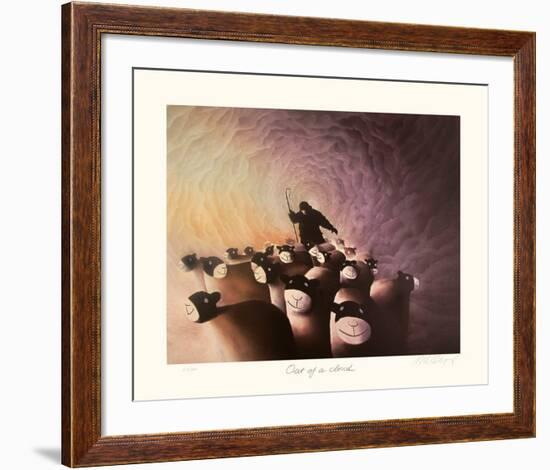 Out of a Cloud-Mackenzie Thorpe-Framed Collectable Print