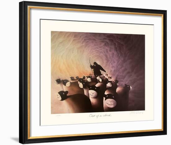 Out of a Cloud-Mackenzie Thorpe-Framed Collectable Print