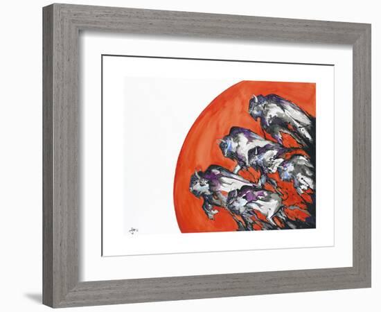 Out of a Rising Sun-Marc Allante-Framed Giclee Print