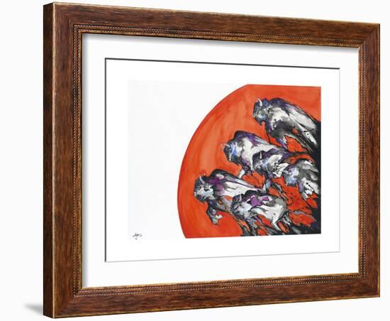 Out of a Rising Sun-Marc Allante-Framed Giclee Print