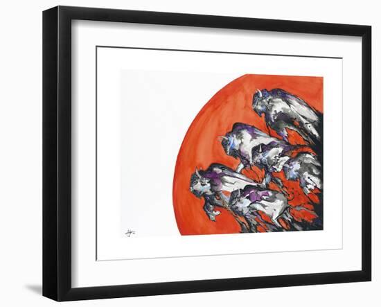 Out of a Rising Sun-Marc Allante-Framed Giclee Print