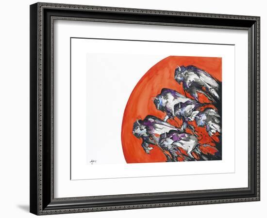 Out of a Rising Sun-Marc Allante-Framed Giclee Print