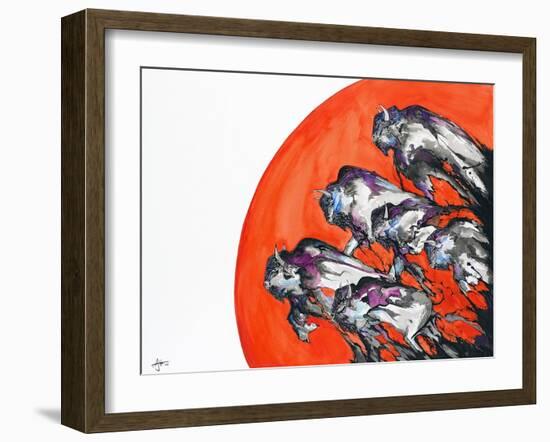 Out of a Rising Sun-Marc Allante-Framed Art Print