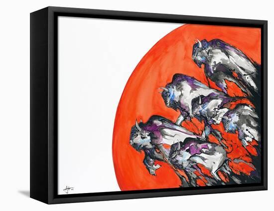 Out of a Rising Sun-Marc Allante-Framed Stretched Canvas