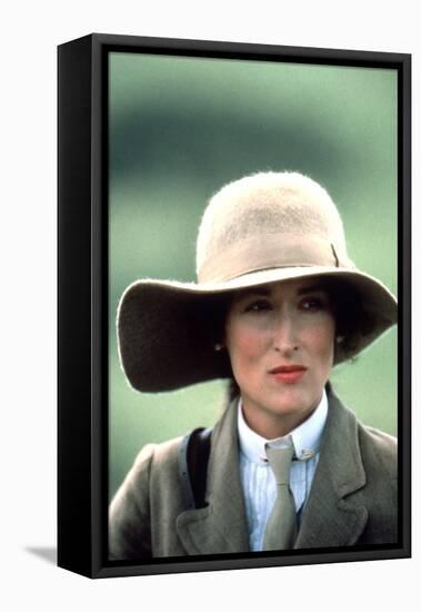 OUT OF AFRICA, 1985 directed by SYDNEY POLLACK Meryl Streep (photo)-null-Framed Stretched Canvas