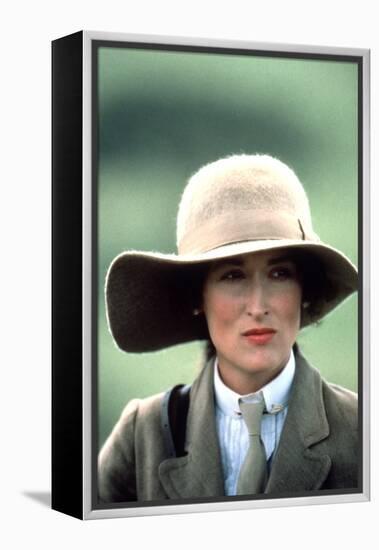 OUT OF AFRICA, 1985 directed by SYDNEY POLLACK Meryl Streep (photo)-null-Framed Stretched Canvas