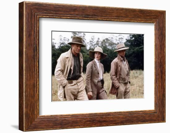 Out of Africa by Sydney Pollack with Robert Redford, Meryl Streep and klaus-Maria Brandauer, 1985 (-null-Framed Photo