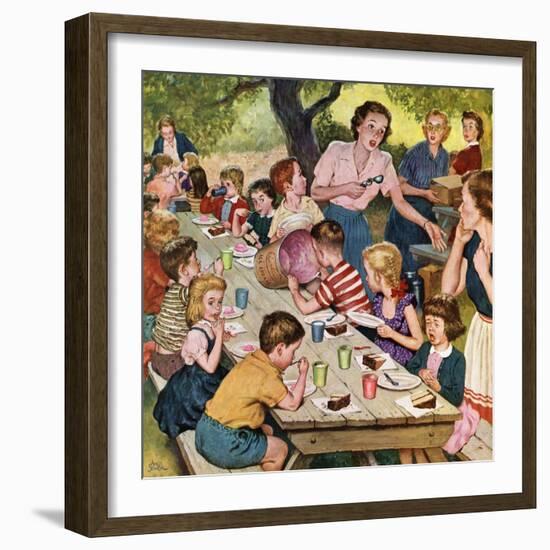 "Out of Ice Cream", June 27, 1953-Amos Sewell-Framed Giclee Print