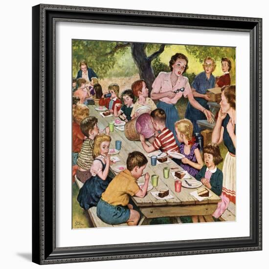 "Out of Ice Cream", June 27, 1953-Amos Sewell-Framed Giclee Print