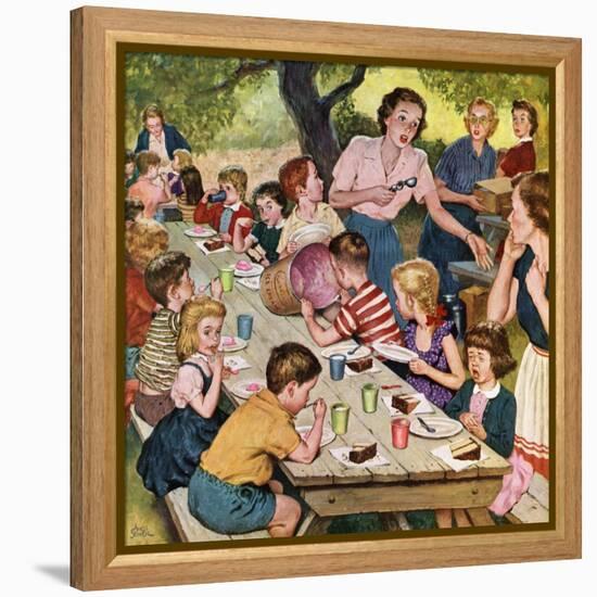 "Out of Ice Cream", June 27, 1953-Amos Sewell-Framed Premier Image Canvas
