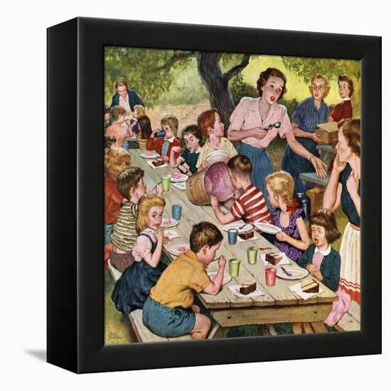 "Out of Ice Cream", June 27, 1953-Amos Sewell-Framed Premier Image Canvas