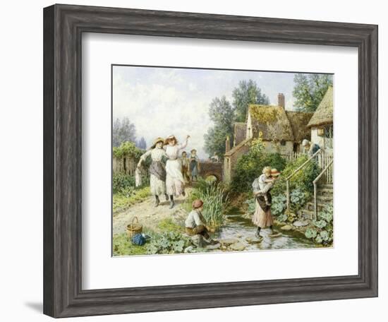 Out of School-Myles Birket Foster-Framed Giclee Print